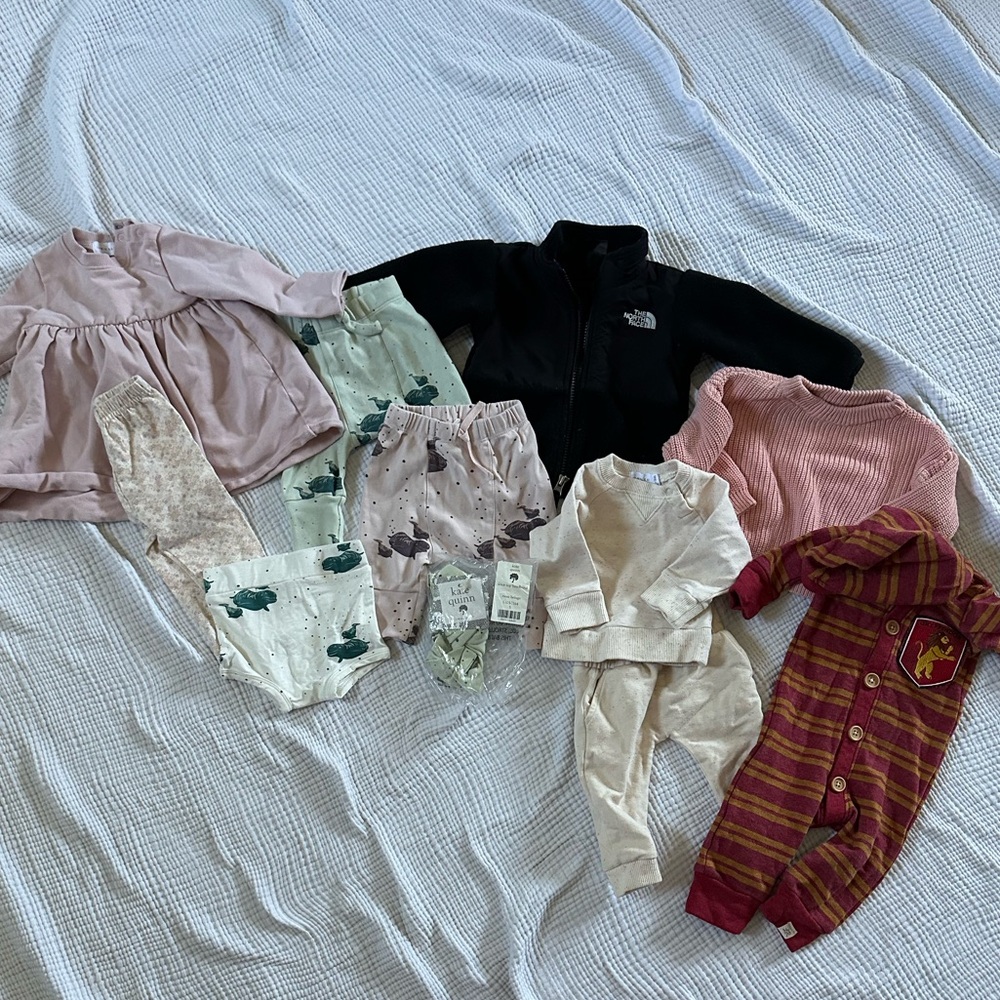 Jamie Kay Kids Matching Sets - Pink, Black, Cream